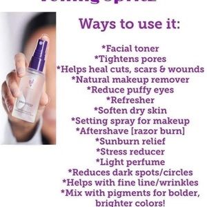 - Younique Rose Water Face Toner NIB Great For Summer